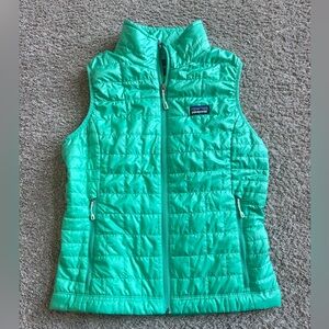 Patagonia Nano seafoam green Quilted Vest